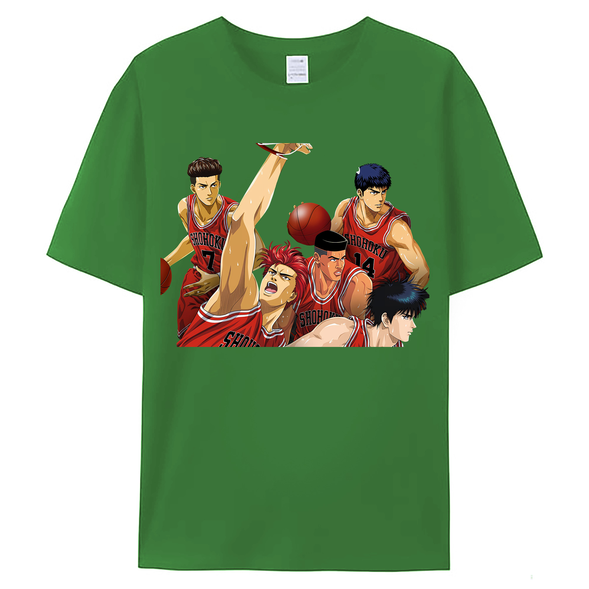 （画像用） SLAM DUNK／スラムダンク レディースカジュアルプリントTシャツ（綿100％）